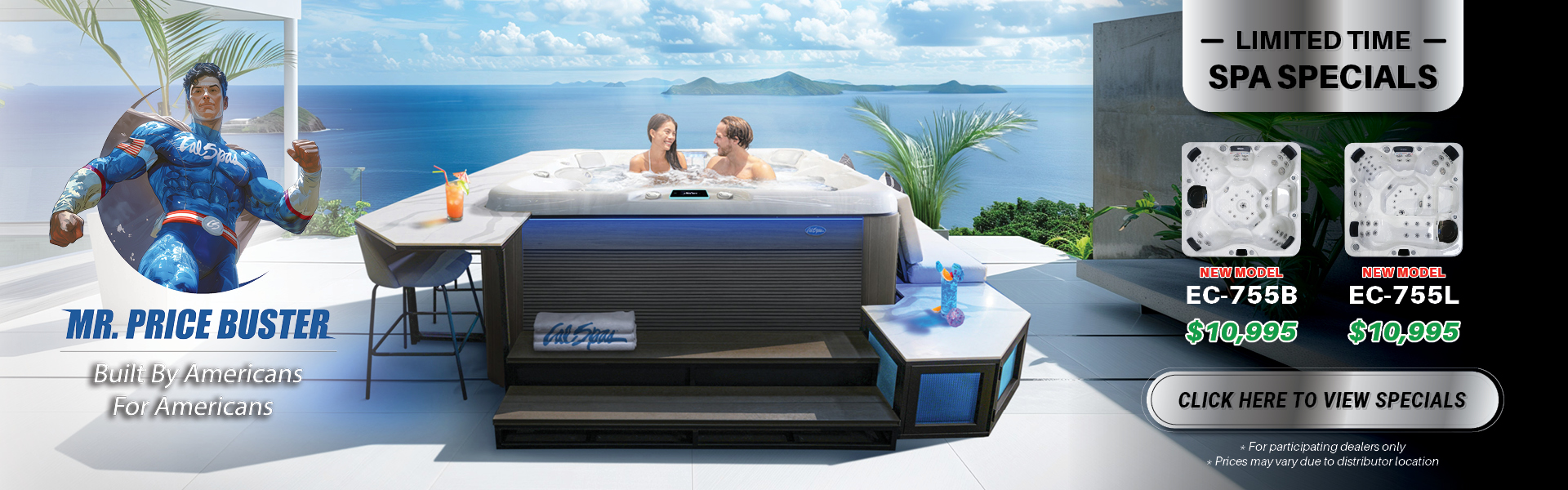 Calspas hot tub being used in a family setting - Finland